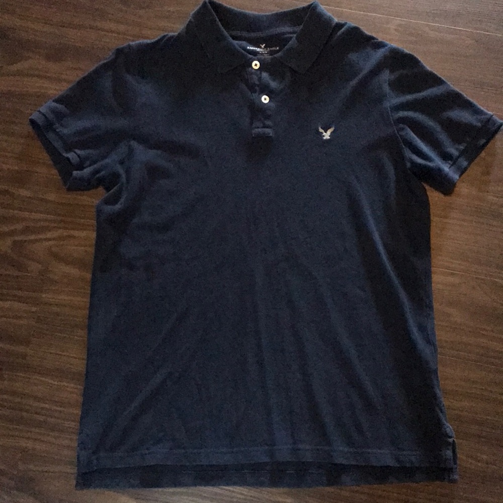 American Eagle Navy Polo Shirt